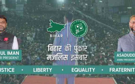 महागठबंधन का AIMIM को झटका: बीजेपी को हराने का दांव या वोट बंटवारे का डर?" "ओवैसी की चुनौती: बिहार में महागठबंधन के बिना कितनी ताकत?