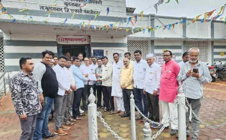 शेतकऱ्यांचे नुकसान, भाजपचा लढा: खुलताबादमध्ये पंचनाम्यासाठी तहसीलदारांना निवेदन