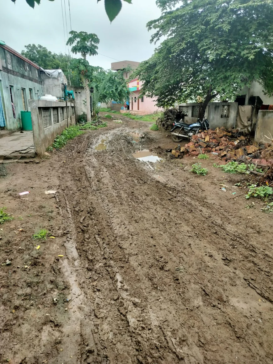 लिंबे जळगाव: सुरुवातीच्या पावसाने रस्त्यांची दुरवस्था, नागरिकांचे हाल बेहाल