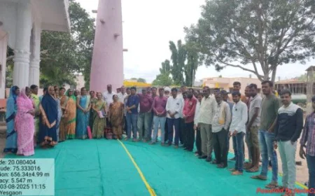 येसगाव मध्ये ग्रामसभा यशस्वी: अडीच वर्षांत विकासाची उजळण, पुढील वाटचालीसाठी गाव सज्ज!