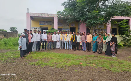 देवळाना बुद्रुकमध्ये शाळा व्यवस्थापन समित्यांची बिनविरोध पुनर्रचना: २०२५-२०२७ कालावधीसाठी नवीन पदाधिकारी निवडले