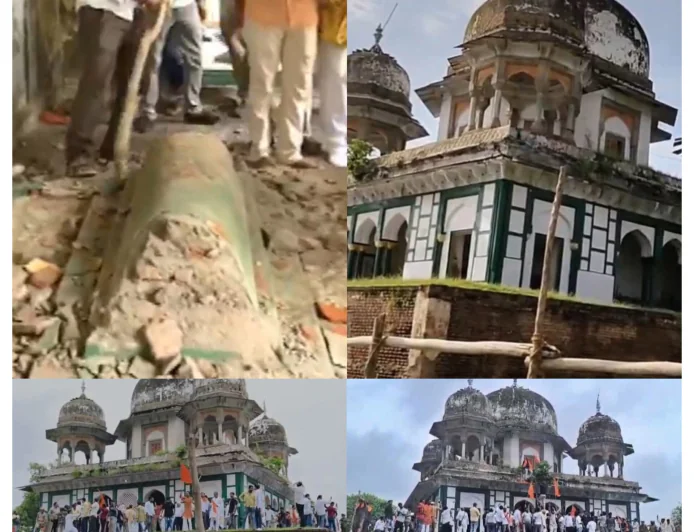 "फतेहपूरमध्ये मकबरा तोडफोडीने तणाव; हिंदू संघटनांच्या कार्यकर्त्यांवर FIR, शहरात सुरक्षा वाढीव"