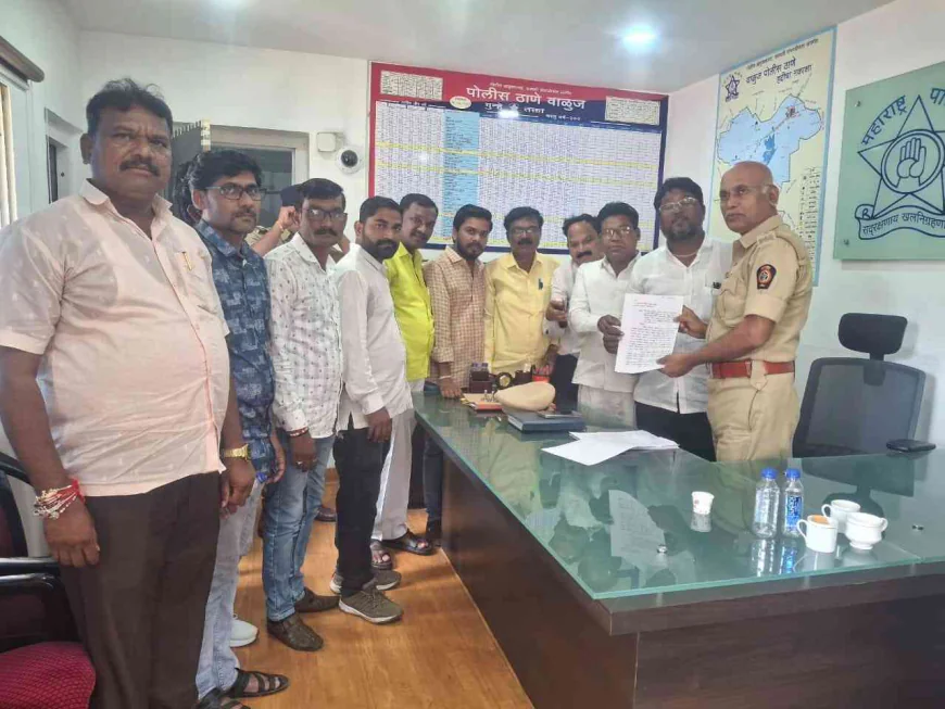 वाळूज प्राथमिक शाळेतील विद्यार्थीवर अमानुष मारहाण: वंचित बहुजन आघाडीच्या शिष्टमंडळाने पोलिसांची घेतली भेट, SC/ST कायद्यानुसार गुन्हा दाखल करण्याची मागणी