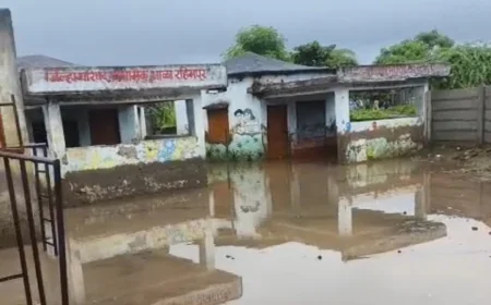 गंगापूर तालुक्यातील रहिमपूर शाळेची दयनीय अवस्था : मुलांच्या भविष्यावर प्रश्नचिन्ह!