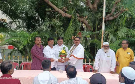 भाजपच्या अल्पसंख्याक गंगापूर कार्यकारणीची घोषणा, अमजद कासम पटेल यांच्या नेतृत्वात नवीन टीम