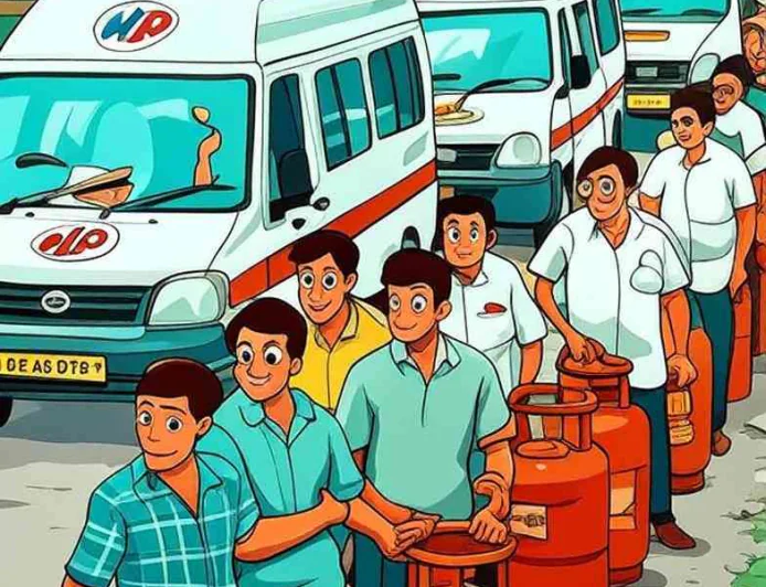 सिलेंडरसाठी वणवण; रोज गाडीची मागणी