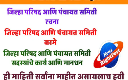 जाणून घ्या काय आहे जिल्हा परिषद आणि पंचायत समिती : संपूर्ण माहिती | सदस्यांचे अधिकार, जबाबदाऱ्या आणि कार्य