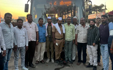 लिंबे जळगाव ते औरंगाबाद शहर बस सेवा अखेर सुरू; वंचित बहुजन आघाडीच्या मागणीला मोठे यश