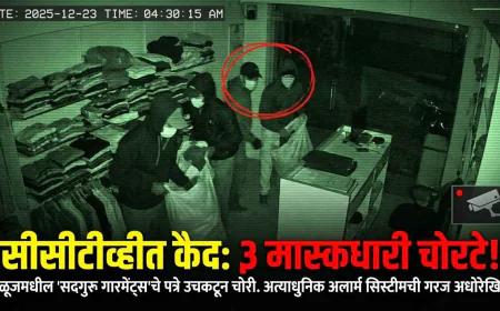 वाळूज: दुकानाचे मागील पत्रे उचकटून 'सदगुरू गारमेंट्स'मध्ये धाडसी चोरी; रोकडसह नवीन कपडे लंपास