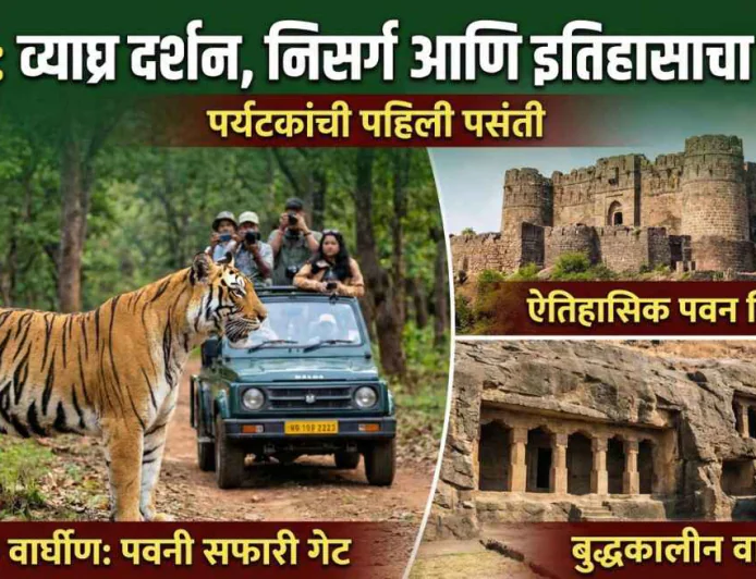 'टी-२०' वाघिणीमुळे पवनी पर्यटन जोमात; उमरेड-पवनी-कऱ्हांडला अभयारण्याला पर्यटकांची पसंती, ऐतिहासिक वारसाही खुणावतोय