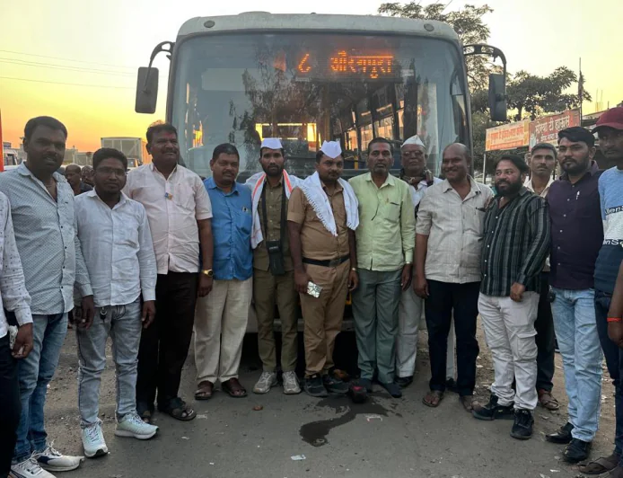 लिंबे जळगाव ते औरंगाबाद शहर बस सेवा अखेर सुरू; वंचित बहुजन आघाडीच्या मागणीला मोठे यश