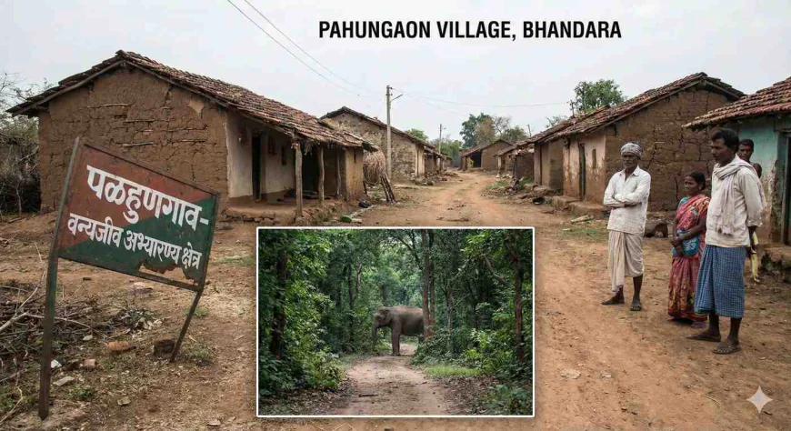 भंडारा जिल्ह्यातील पाहुणगावातील नागरिकांच्या समस्या: विकासाकडे दुर्लक्ष