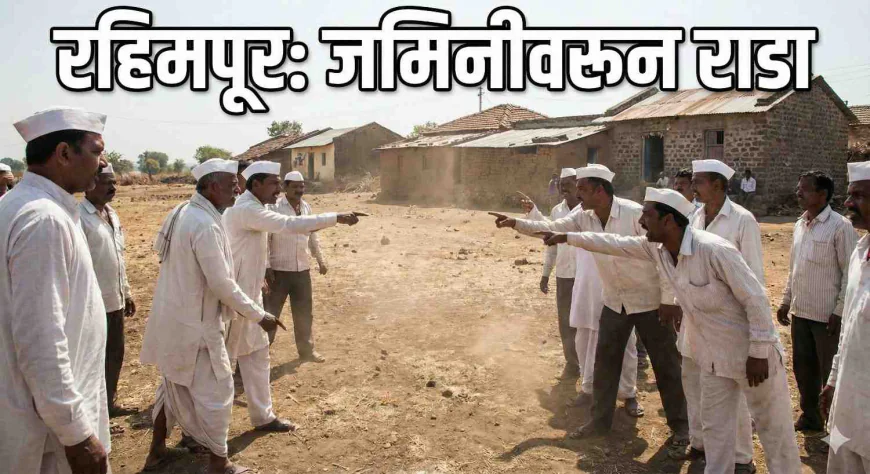 गंगापूर तालुक्यातील रहिमपूर येथे तणाव; कब्रस्तान आणि शाळेच्या राखीव जागेवरून वाद चिघळला