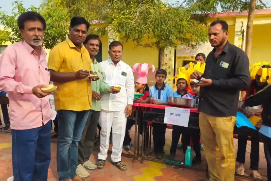 लिंबे जळगाव जि. प. शाळेत ‘बाल आनंद मेळावा’ उत्साहात संपन्न; चिमुकल्यांनी गिरवले व्यवहाराचे धडे