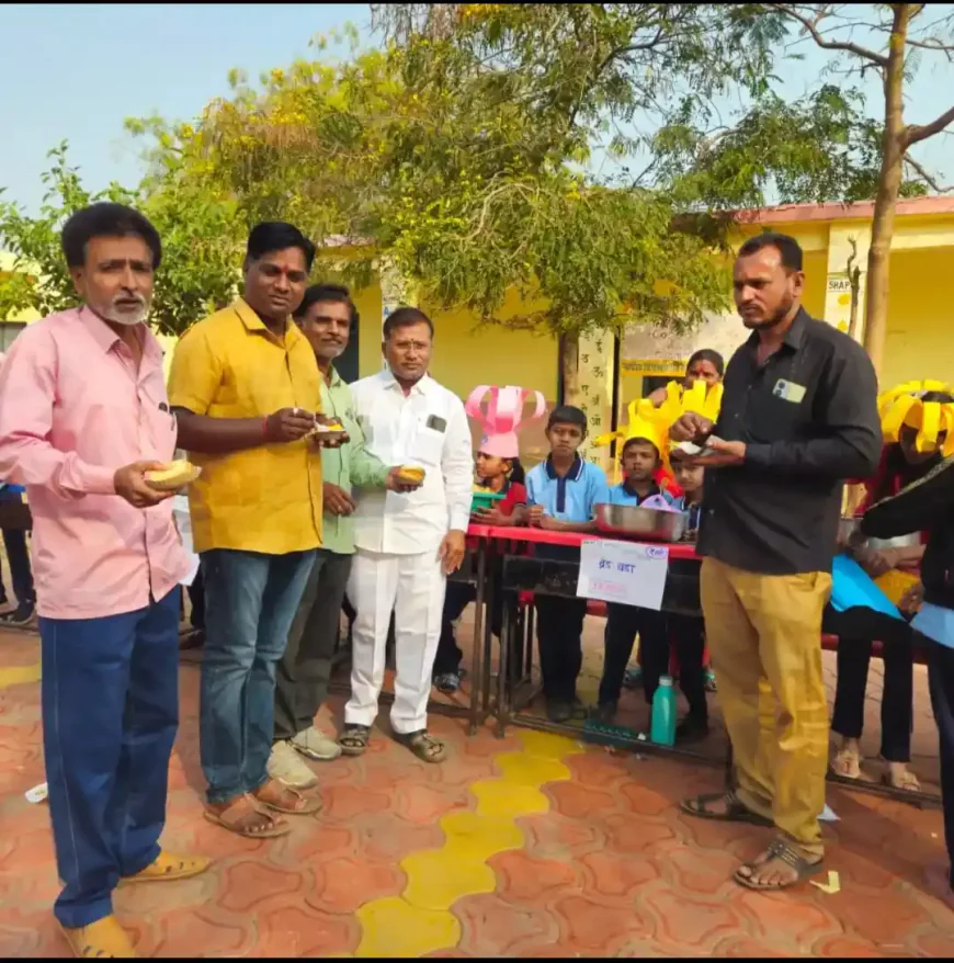 लिंबे जळगाव जि. प. शाळेत ‘बाल आनंद मेळावा’ उत्साहात संपन्न; चिमुकल्यांनी गिरवले व्यवहाराचे धडे